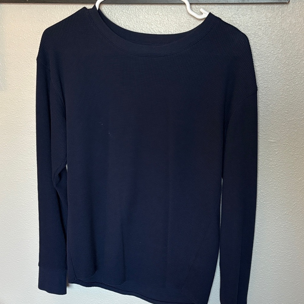 Time and Tru Navy Long Sleeve Tee